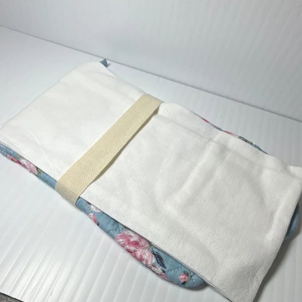 Transpac Home & Gift Cotton Pink Peonies Oven Mitt & Tea Towel Set 2 TE00271